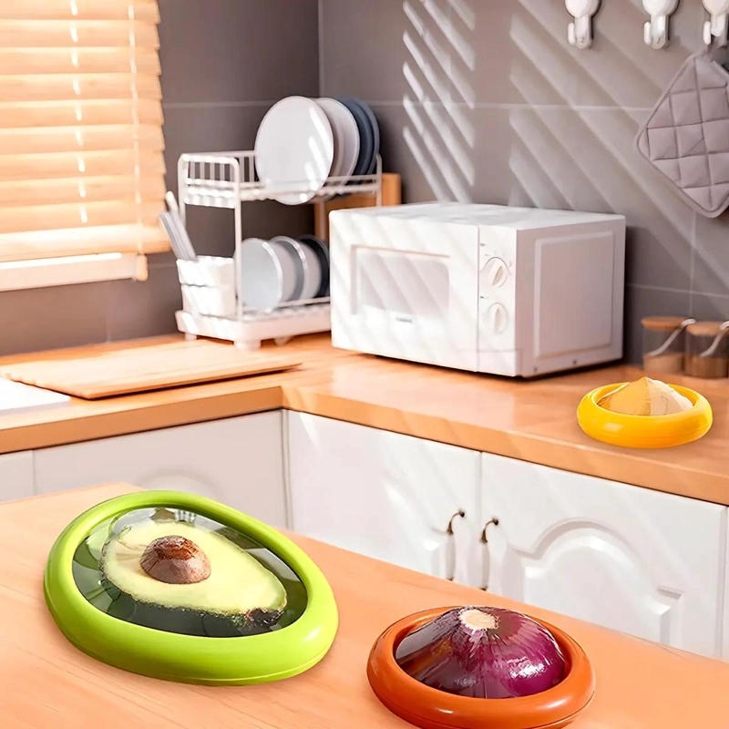 CONTENEDOR HERME TICO PARA FRUTAS Y VERDURAS AMARILLO - 9