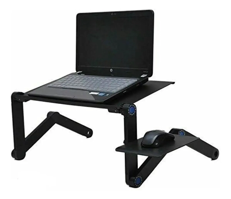MESA PLEGABLE PARA NOTEBOOK CON VENTILADORES USB Y AJUSTE DE ALTURA - 2