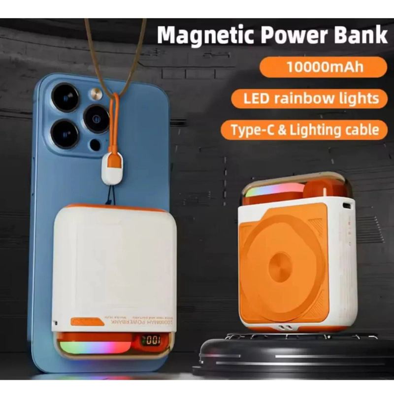 BATERIA EXTERNA PORTATIL 10.000 MAH CON CARGA RAPIDA - 2
