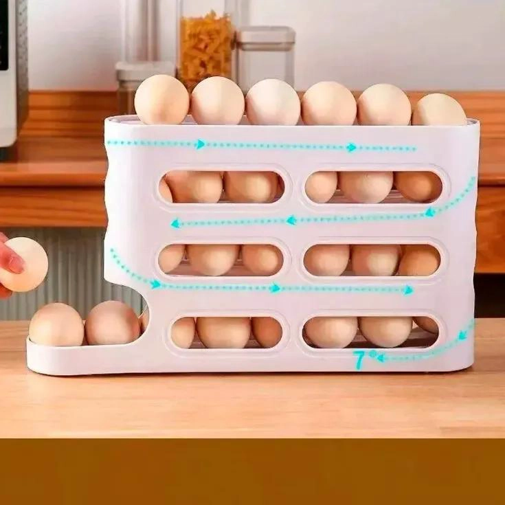 CAJA DESLIZANTE PARA ALMACENAMIENTO DE HUEVOS EN REFRIGERADOR - 5