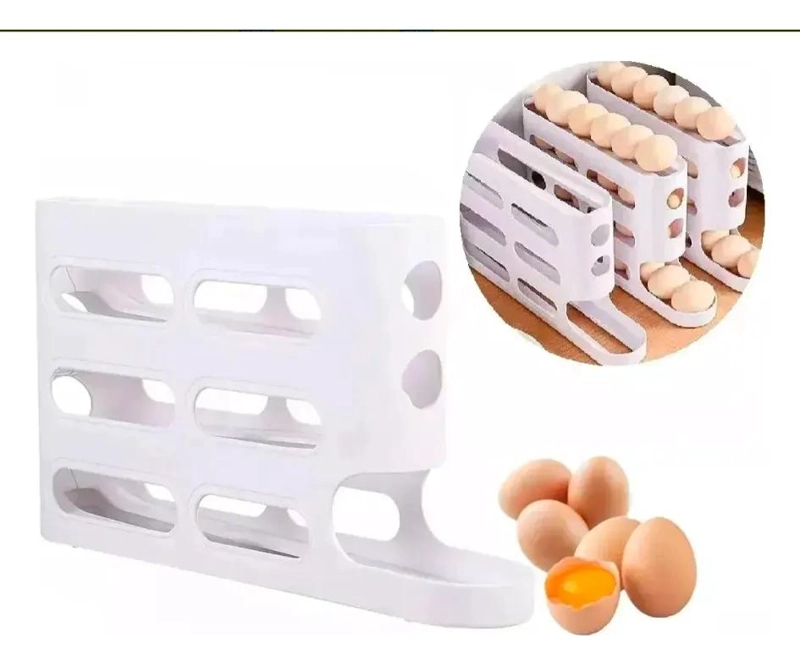 CAJA DESLIZANTE PARA ALMACENAMIENTO DE HUEVOS EN REFRIGERADOR - 7