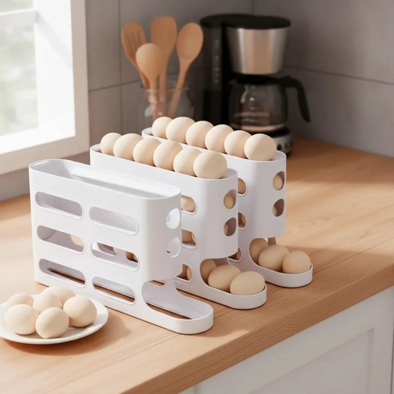 CAJA DESLIZANTE PARA ALMACENAMIENTO DE HUEVOS EN REFRIGERADOR - 8