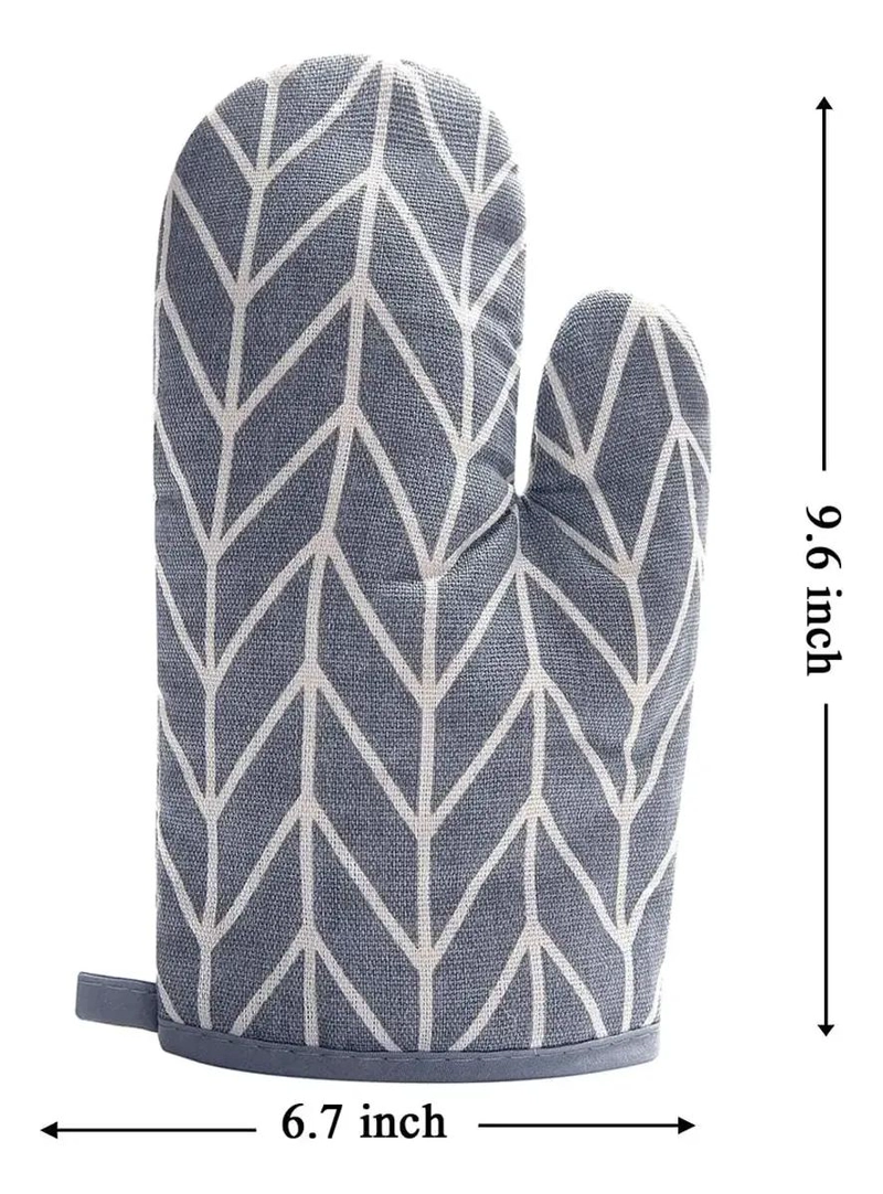 GUANTES Y SOPORTES PARA HORNO RESISTENTES AL CALOR - 4