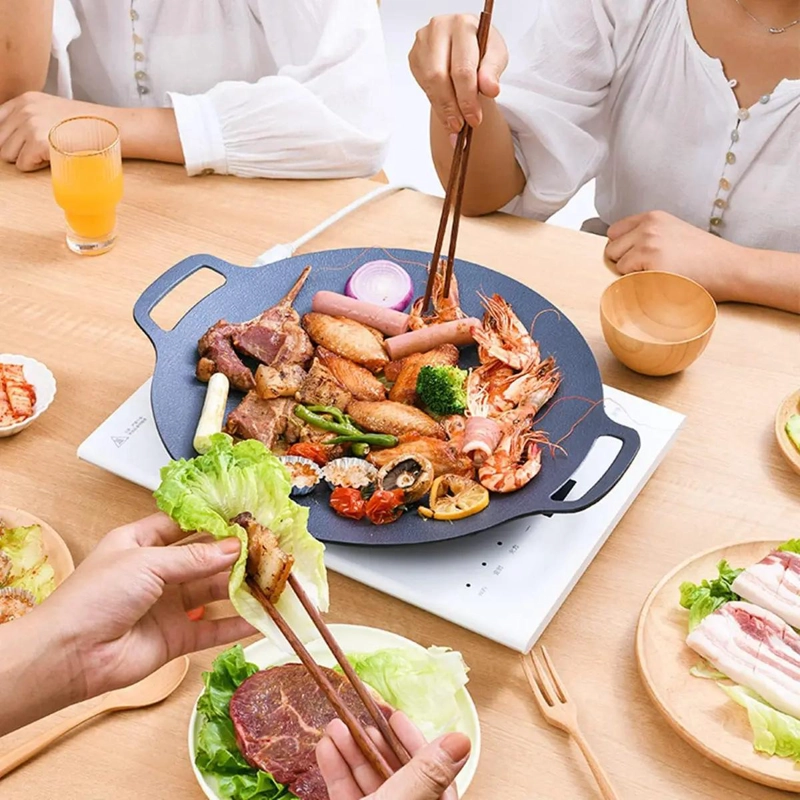 PARRILLA ANTIADHERENTE MULTIFUNCIONAL 36 CM PARA COCINAR SALUDABLE - 3
