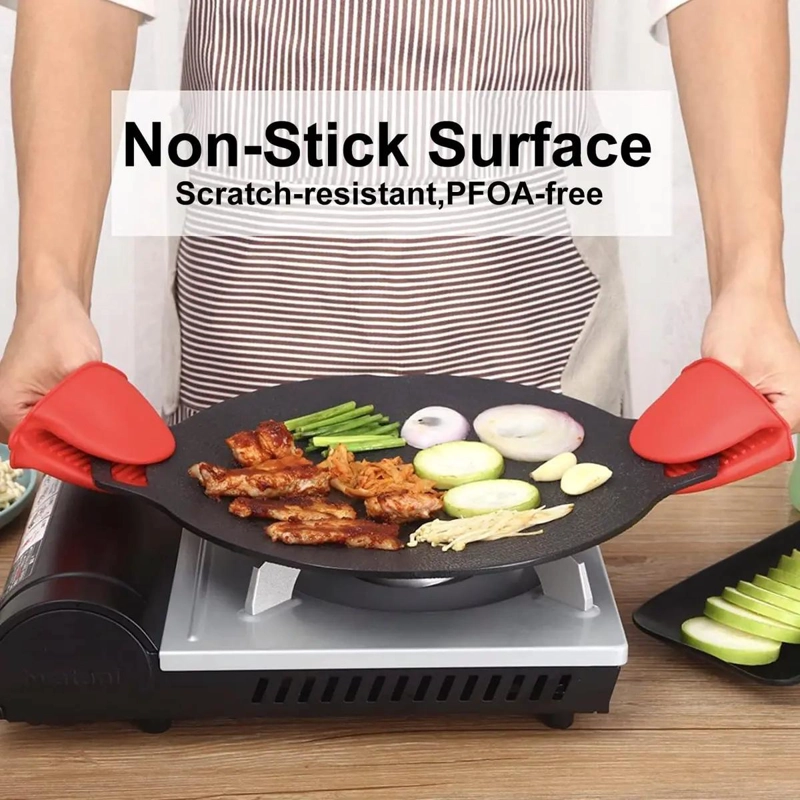 PARRILLA ANTIADHERENTE MULTIFUNCIONAL 36 CM PARA COCINAR SALUDABLE - 5