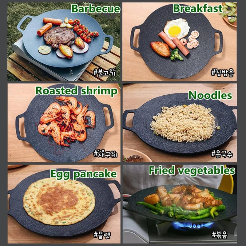 PARRILLA ANTIADHERENTE MULTIFUNCIONAL 36 CM PARA COCINAR SALUDABLE - 6