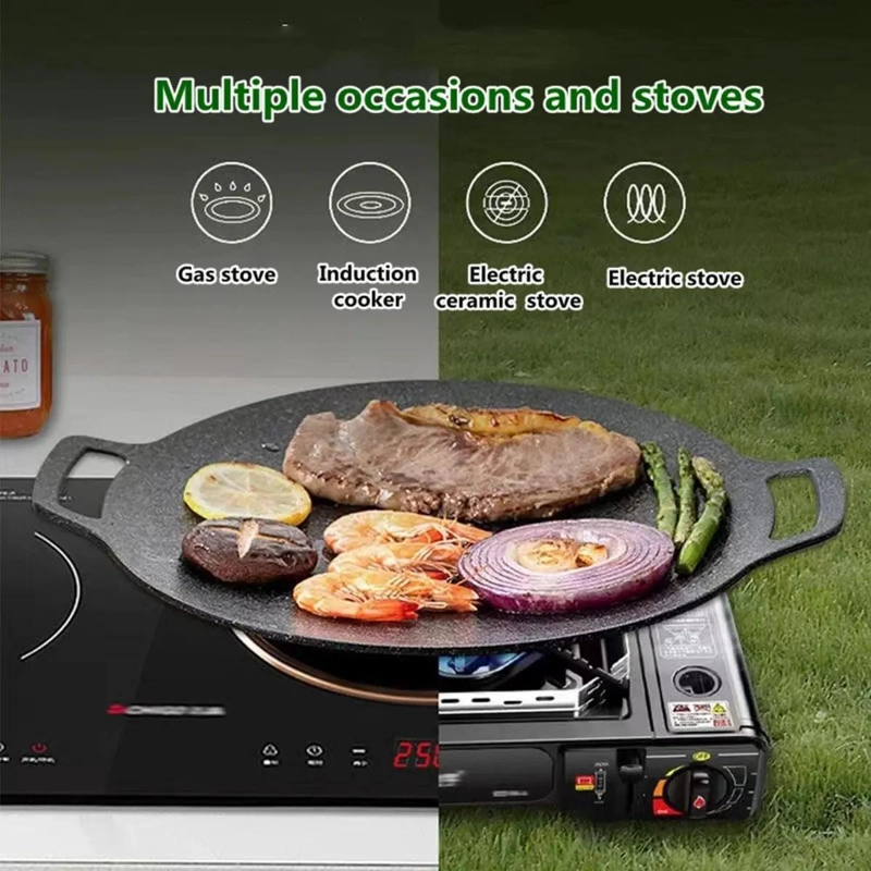 PARRILLA ANTIADHERENTE MULTIFUNCIONAL 36 CM PARA COCINAR SALUDABLE - 7