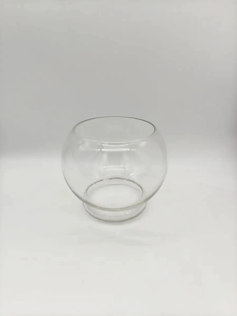 PECERA DE CRISTAL REDONDA 2.5 LITROS PARA DECORACION - 1