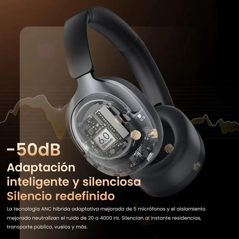 AUDIFONOS INALAMBRICOS CON CANCELACION DE RUIDO Y AUDIO ESPACIAL - 5