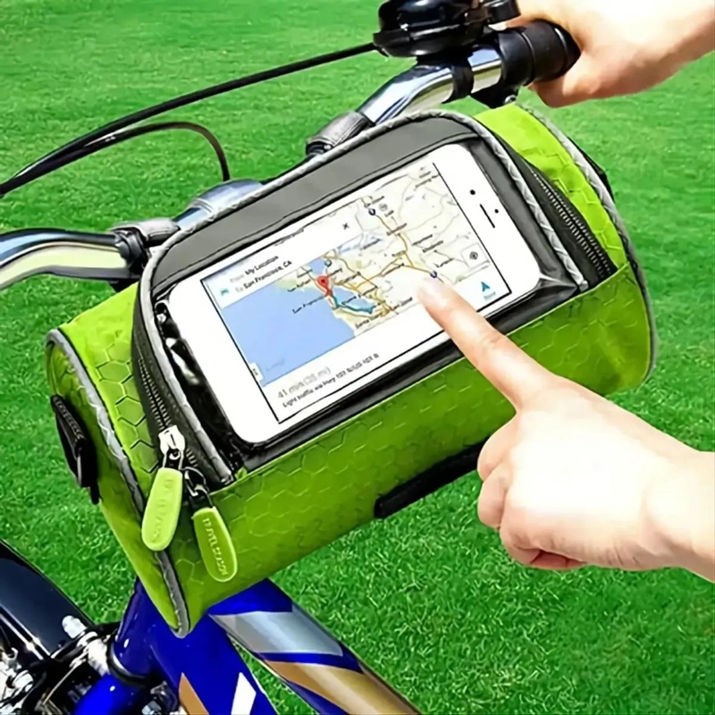 PORTA CELULAR IMPERMEABLE PARA BICICLETA CON PANTALLA TACTIL - 2