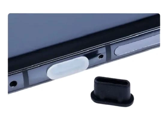 TAPONES ANTIPOLVO SILICONA PARA PUERTO TIPO C Y CEPILLOS DE LIMPIEZA - 1