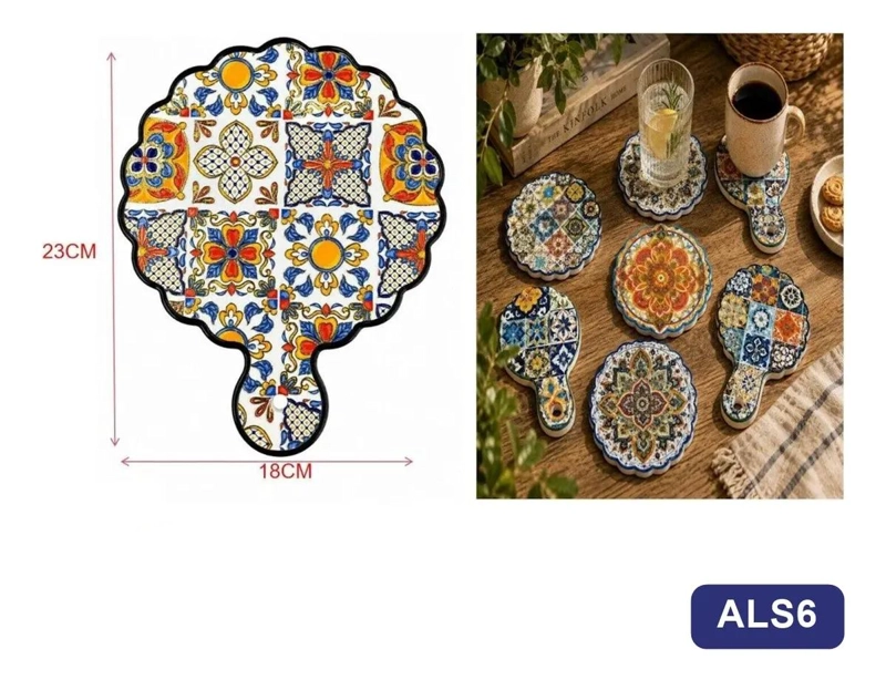 POSAVASOS DECORATIVOS PARA MESA Y COCINA - 3