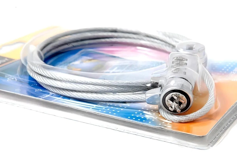 CANDADO DE COMBINACION DE ACERO INOXIDABLE PARA NOTEBOOK - 3