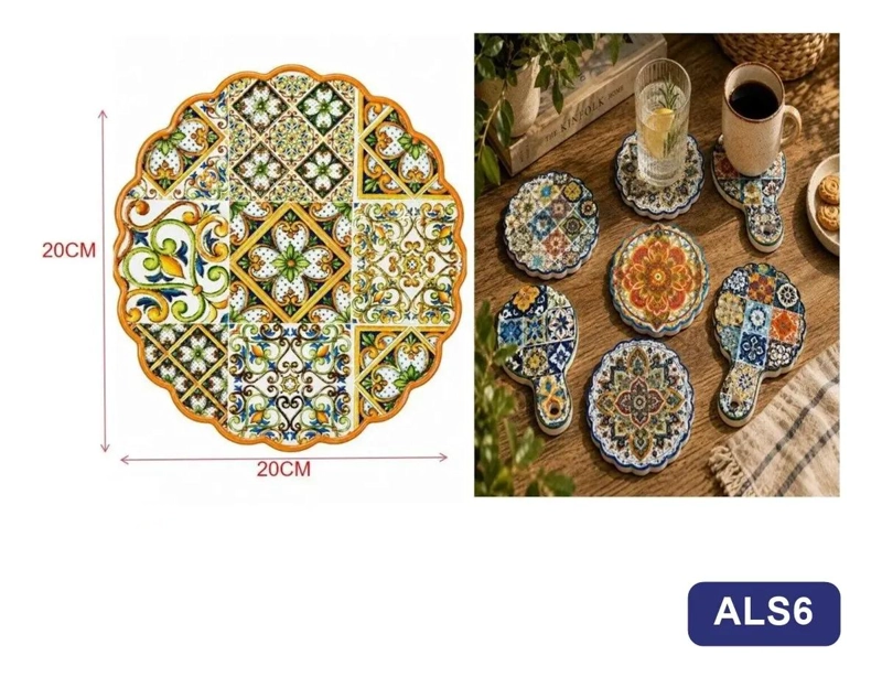 POSAVASOS DECORATIVOS PARA MESA Y COCINA - 3