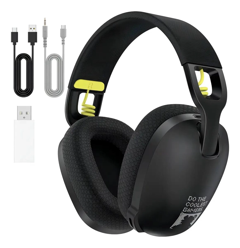 AURICULARES INALAMBRICOS PARA JUEGOS CON SONIDO ENVOLVENTE Y MICROFONO - 2