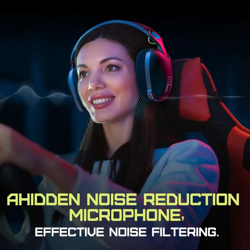 AURICULARES INALAMBRICOS PARA JUEGOS CON SONIDO ENVOLVENTE Y MICROFONO - 5