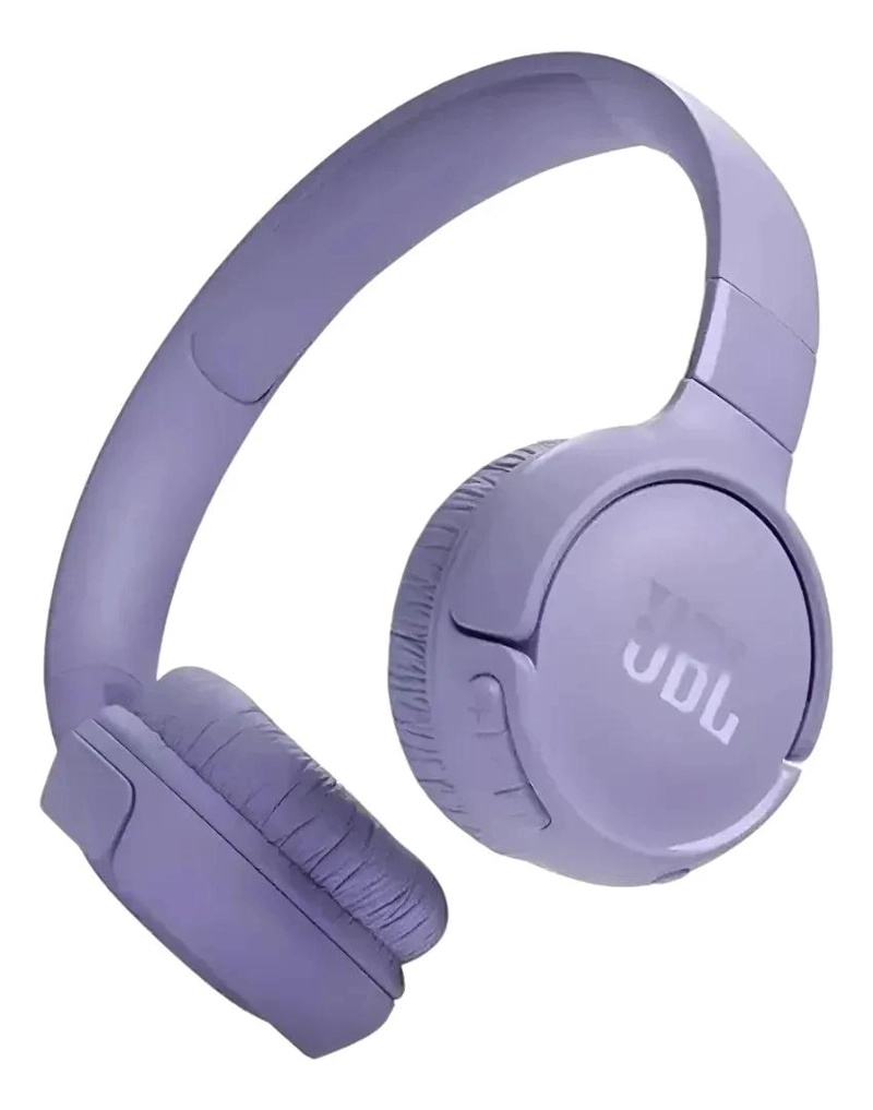AUDIFONOS BLUETOOTH INALAMBRICOS VIOLETA CON SONIDO PURE BASS - 1