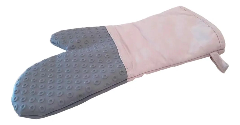 GUANTE DE SILICONA MULTICOLOR PARA COCINA RESISTENTE AL CALOR - 1