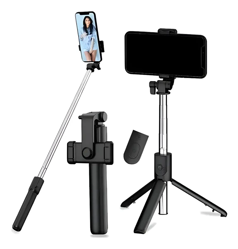 TRIPODE PLEGABLE CON CONTROL REMOTO PARA CELULAR - 1