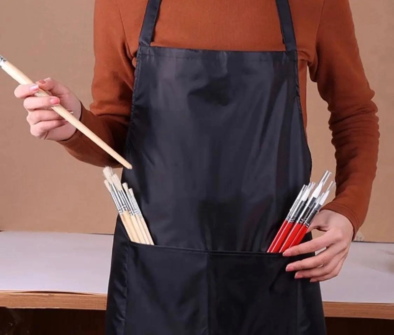 DELANTAL IMPERMEABLE UNISEX PARA COCINA Y PINTURA - 3