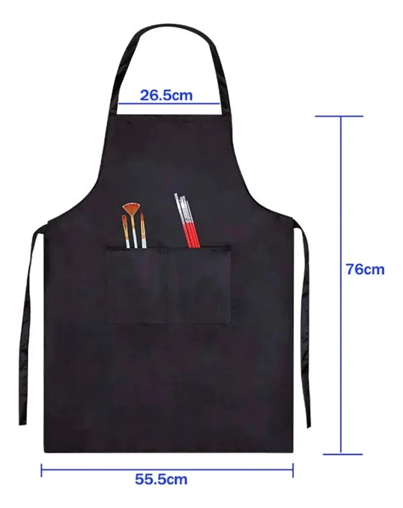 DELANTAL IMPERMEABLE UNISEX PARA COCINA Y PINTURA - 4