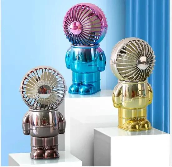 VENTILADOR PORTATIL RECARGABLE USB DISEÑO ASTRONAUTA 14 CM - 3