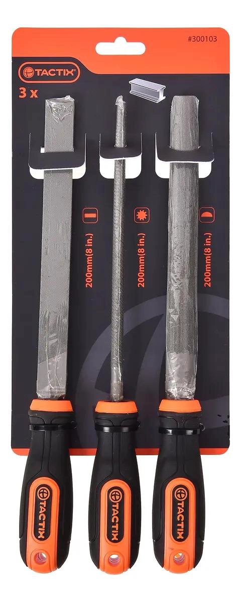SET DE 3 LIMAS DE 8 PULGADAS PARA PRECISION - 1