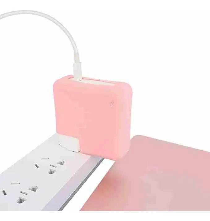 FUNDA DE SILICONA COLORIDA PARA CARGADOR DE MACBOOK 45W/70W - 3