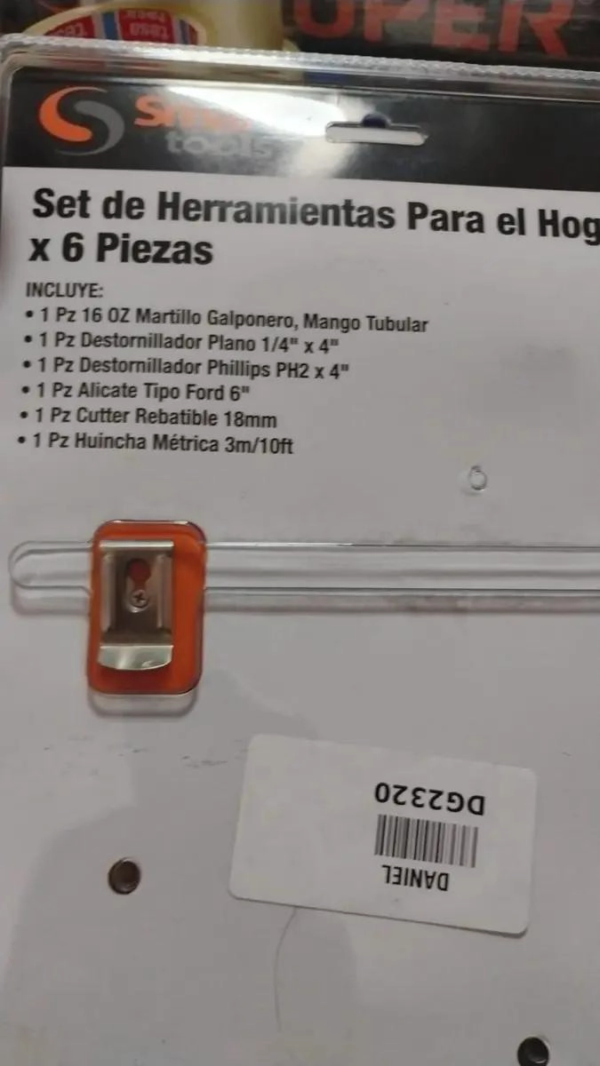 KIT DE HERRAMIENTAS BASICAS 6 PIEZAS PARA REPARACION - 3