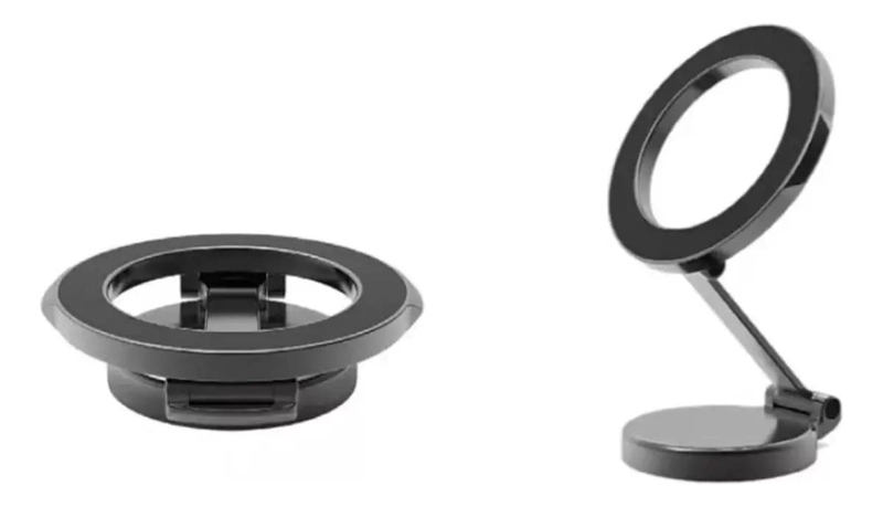 SOPORTE MAGNE TICO PARA AUTO CON GIRO DE 810° Y ALUMINIO RESISTENTE - 3