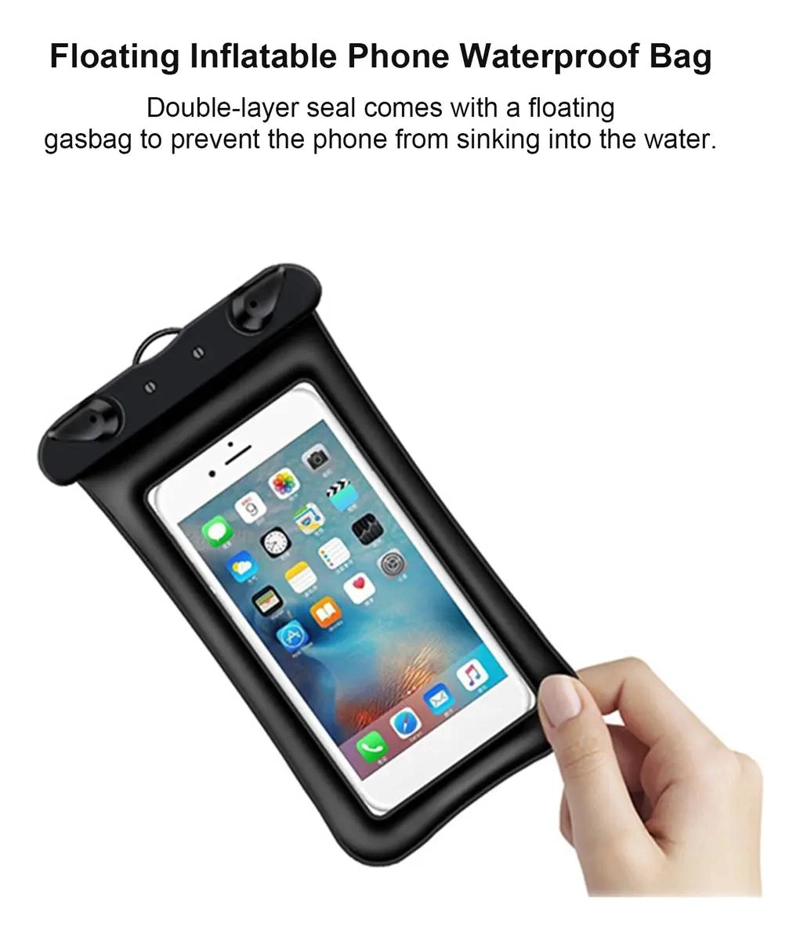 FUNDA FLOTANTE IMPERMEABLE PARA TELE FONO MOVIL - 5