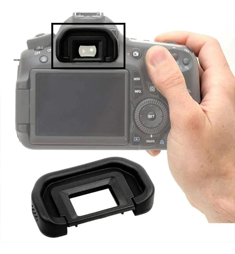 VISOR OCULAR ALTERNATIVO PARA CAMARAS CANON EOS 6D Y 70D - 1