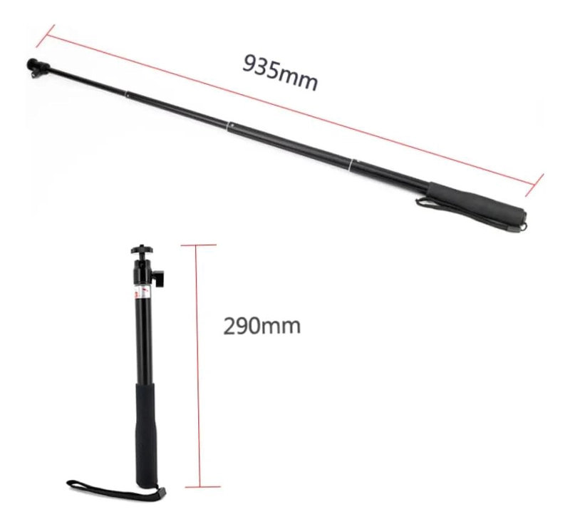 BASTON EXTENSIBLE PARA CAMARAS DE ACCION HASTA 95 CM - 4