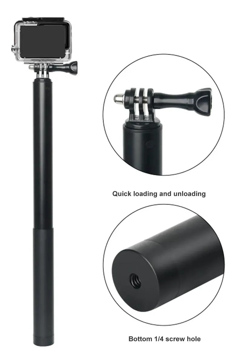 BASTON EXTENSIBLE PARA CAMARAS DE ACCION HASTA 95 CM - 6