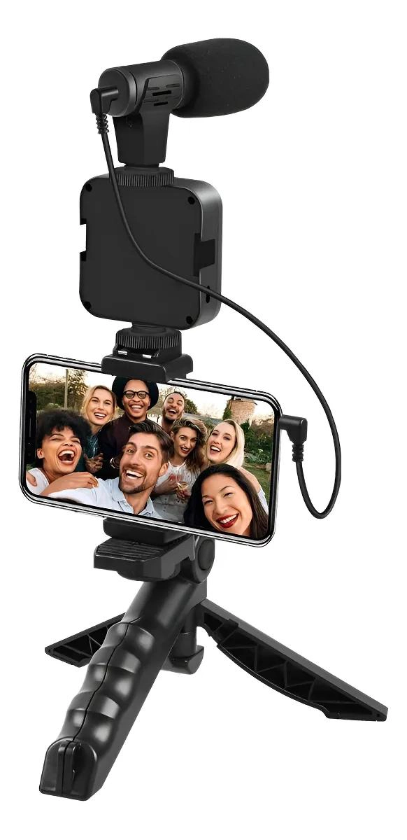 ESTABILIZADOR PARA CELULAR CON TRIPODE Y MICROFONO - 5