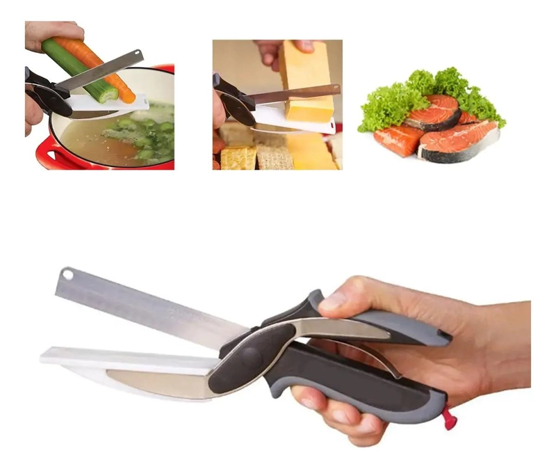 TIJERAS MULTIFUNCIONALES PARA CORTAR ALIMENTOS Y VERDURAS - 1