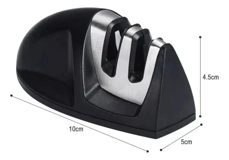 AFILADOR DE CUCHILLOS PROFESIONAL DE 2 ETAPAS CON CERAMICA Y TUNGSTENO - 3