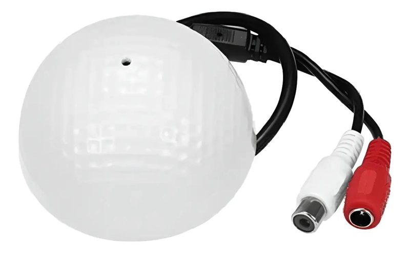 MICROFONO REDONDO PARA CCTV CON AUDIO CLARO Y CONFIABLE - 1