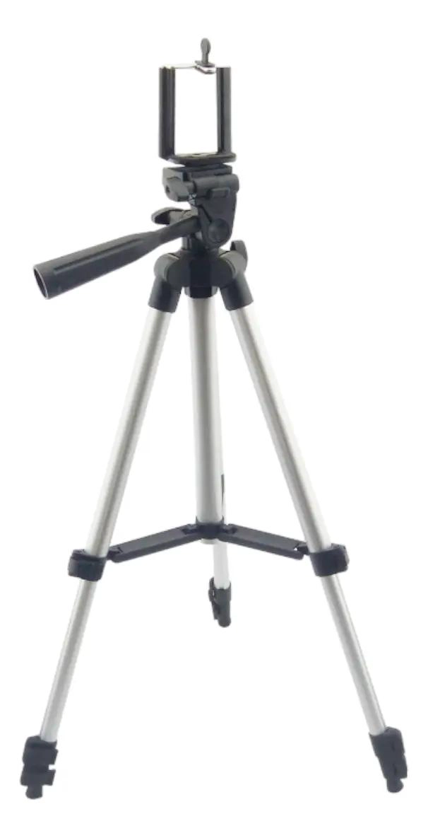 TRIPODE DE 4 SECCIONES PARA CAMARA Y SMARTPHONE NEGRO - 2