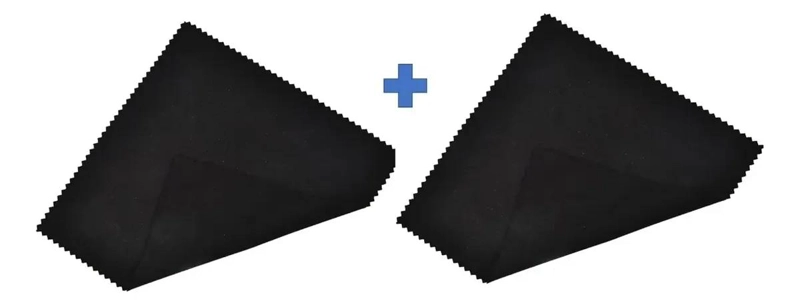 PACK DE 2 PAÑOS DE MICROFIBRA PARA LIMPIEZA DE LENTES Y PANTALLAS - 3