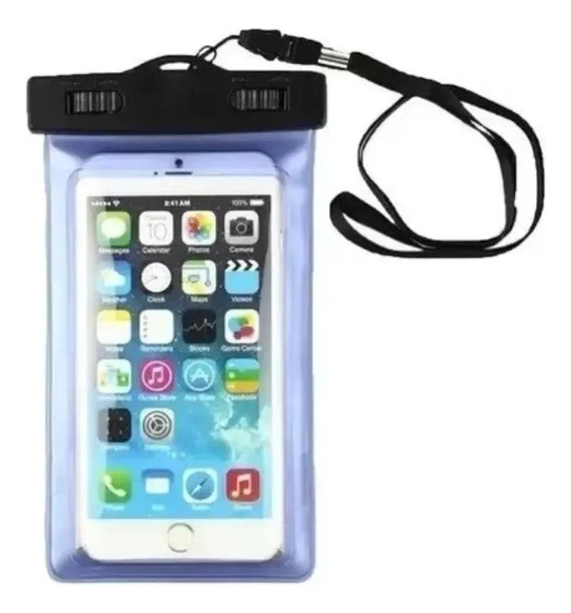 FUNDA IMPERMEABLE DESLIZANTE PARA CELULARES BAJO EL AGUA - 1