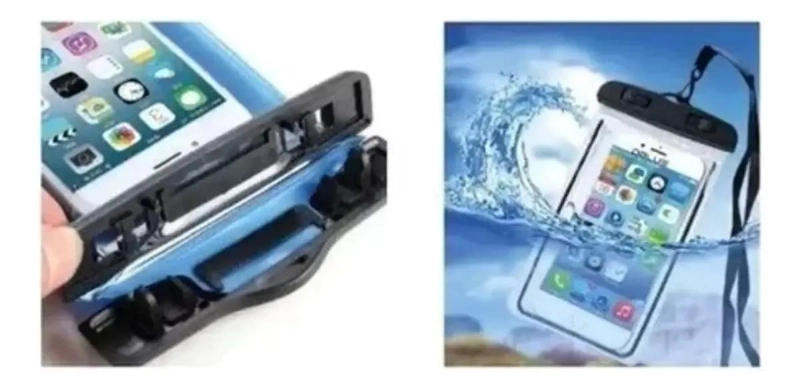 FUNDA IMPERMEABLE DESLIZANTE PARA CELULARES BAJO EL AGUA - 4