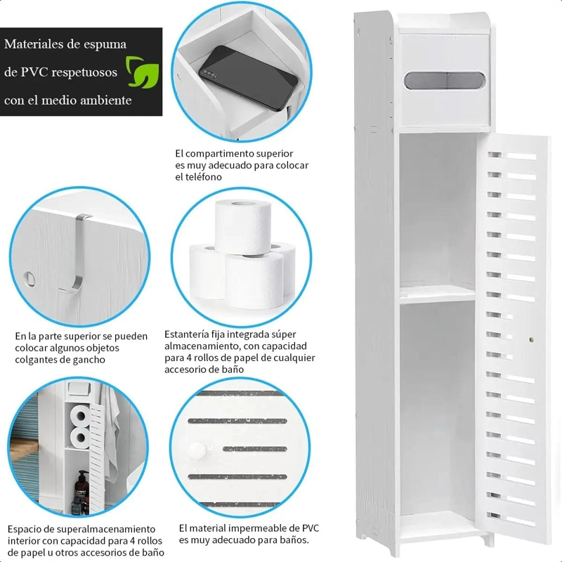 MUEBLE ORGANIZADOR ESQUINERO PARA BAÑO Y COCINA - 2