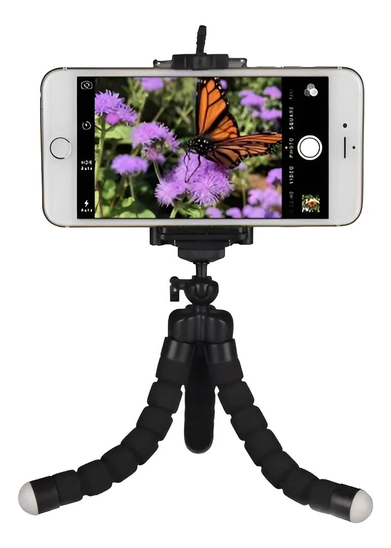 TRIPODE FLEXIBLE MINI PARA CELULARES DE 17 CM - 1