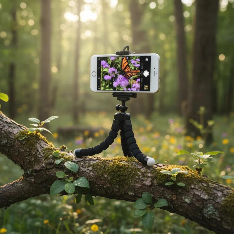 TRIPODE FLEXIBLE MINI PARA CELULARES DE 17 CM - 2