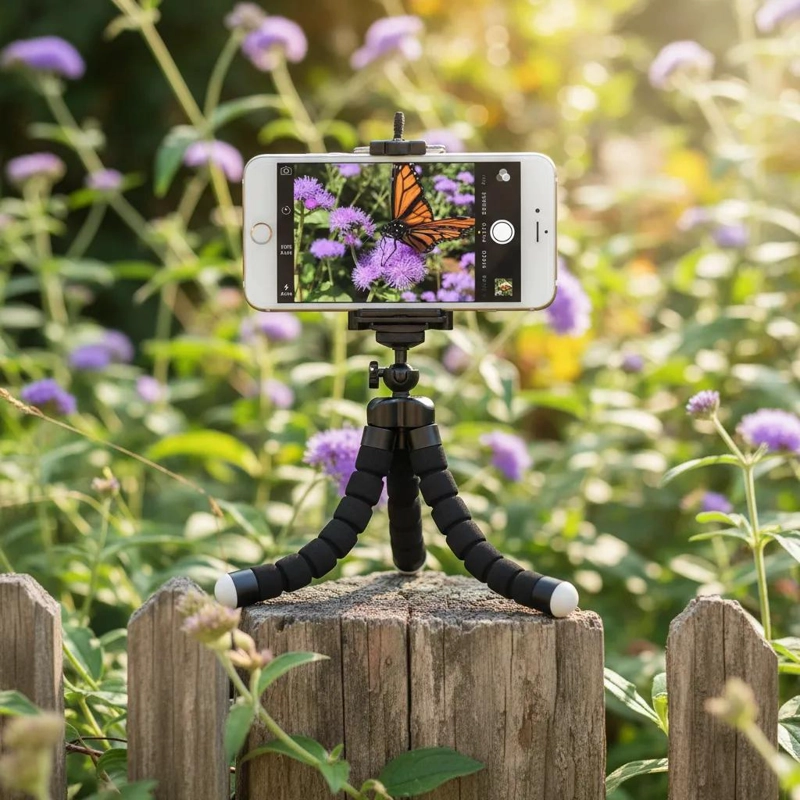 TRIPODE FLEXIBLE MINI PARA CELULARES DE 17 CM - 6