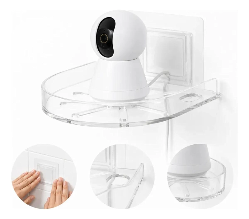 SOPORTE ADHESIVO PARA CAMARA DE SEGURIDAD Y MONITORES - 1