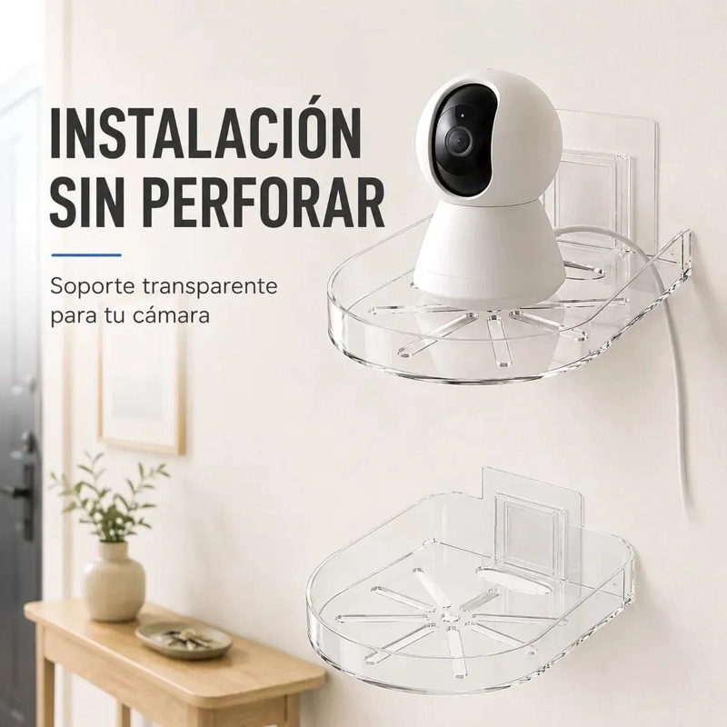 SOPORTE ADHESIVO PARA CAMARA DE SEGURIDAD Y MONITORES - 3