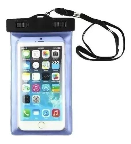 FUNDA IMPERMEABLE DESLIZANTE PARA CELULARES IDEAL PARA AGUA - 1
