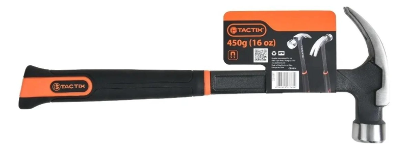 MARTILLO UÑA 16OZ ACERO FORJADO FIBRA VIDRIO - 1